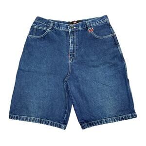 Vintage Y2k Ecko Unltd Carpenter Baggy Denim Jean Shorts Size 38